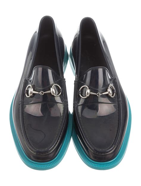 gucci loafers rubber sole